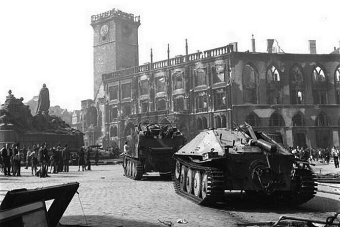 WWII in Prague Tour & The Crypt of Operation Anthropoid - Starting at Powder Gate: Getting the WWII Timeline Right